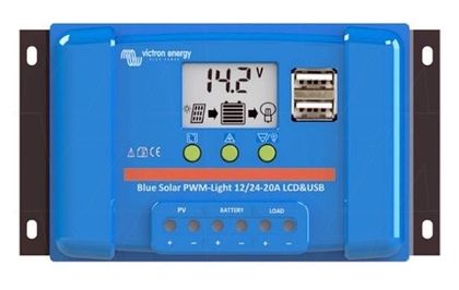 Victron BlueSolar PWM LCD&USB 12/24V-5A